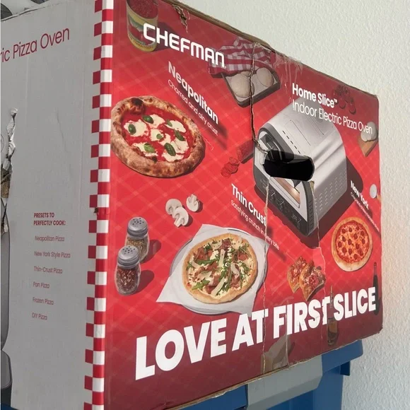 Chefman Indoor Electric Pizza Oven - Silver